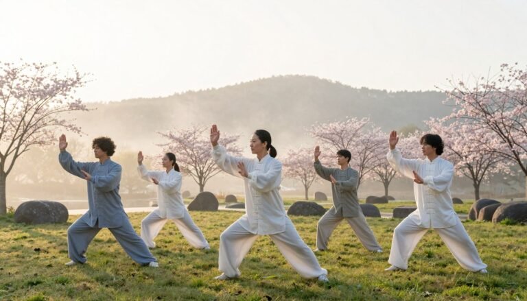 first tai chi practice