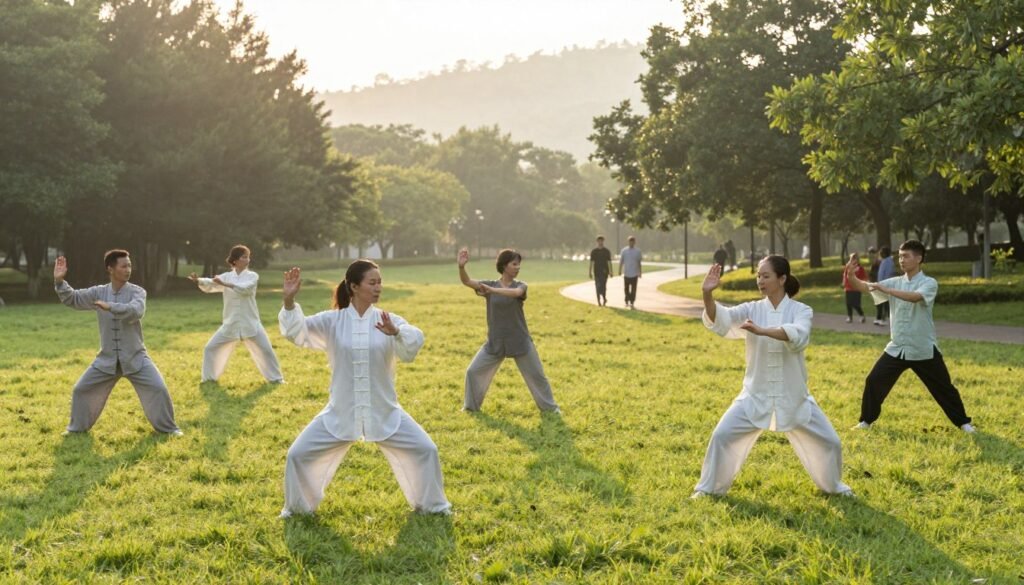 TaiChi & Lifestyle with short routines, walking practices, challenges and habits