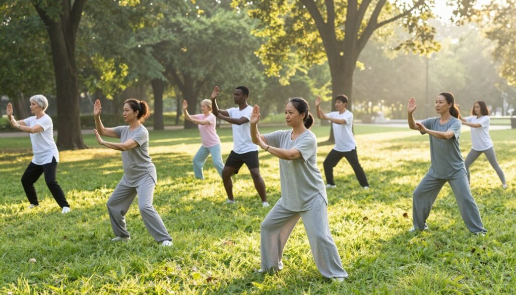 morning tai chi