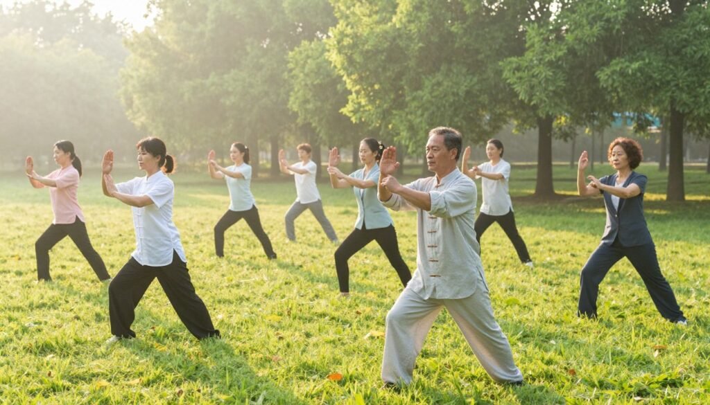 morning tai chi